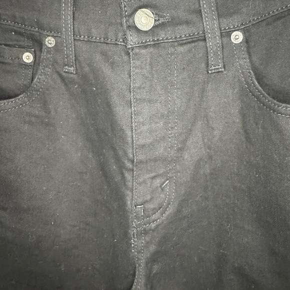 502™ TAPER FIT MEN'S JEANS Size 33x30 Black Color. - Picture 7 of 8